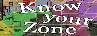 Know your zone text over boundary map